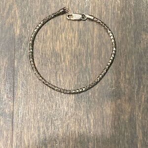 Bracelet vintage silver rope by FAs￼